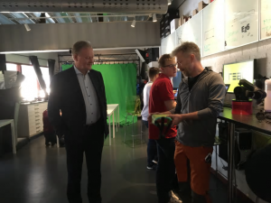 Leif Östling, ordförande i Svenskt Näringsliv besöker Lärande i Sverige för att diskutera svensk skolutveckling 1