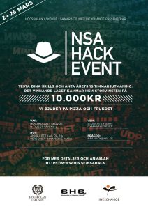 Högskolan i Skövde arrangerar NSA Hack Event 2