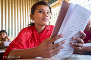 Ny UNHCR-rapport visar på lägre utbildning bland flyktingflickor