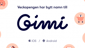 Veckopengen byter namn till Gimi, ska lansera ny app och uppdatera varumärket