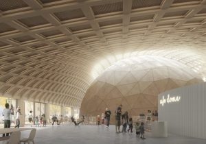 Elding Oscarson ritar Stockholms smartaste hus i trä vid Tekniska museet
