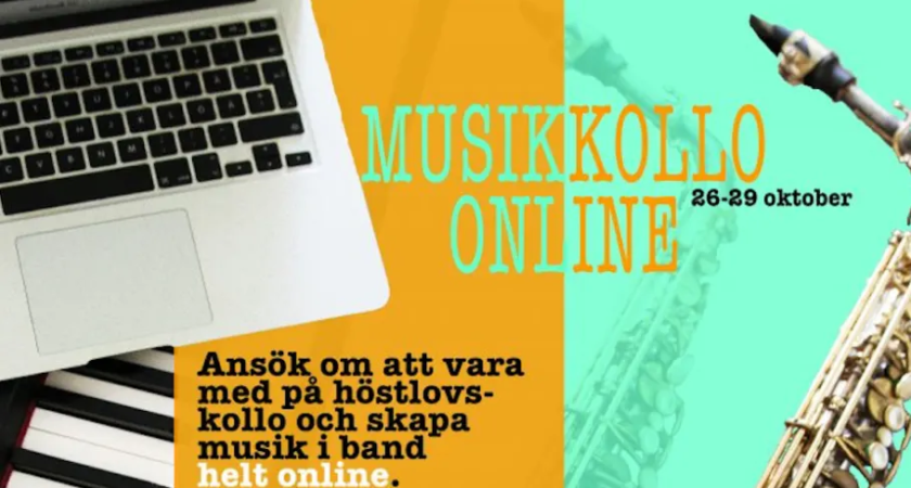Inbjudan till Örebro läns första musikkollo helt online 58 Inbjudan till Örebro läns första musikkollo helt online