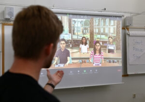 Virtuella elever ger tryggare lärare