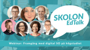 Digitalt event med Skolon EdTalk – framgång med digital SO på högstadiet