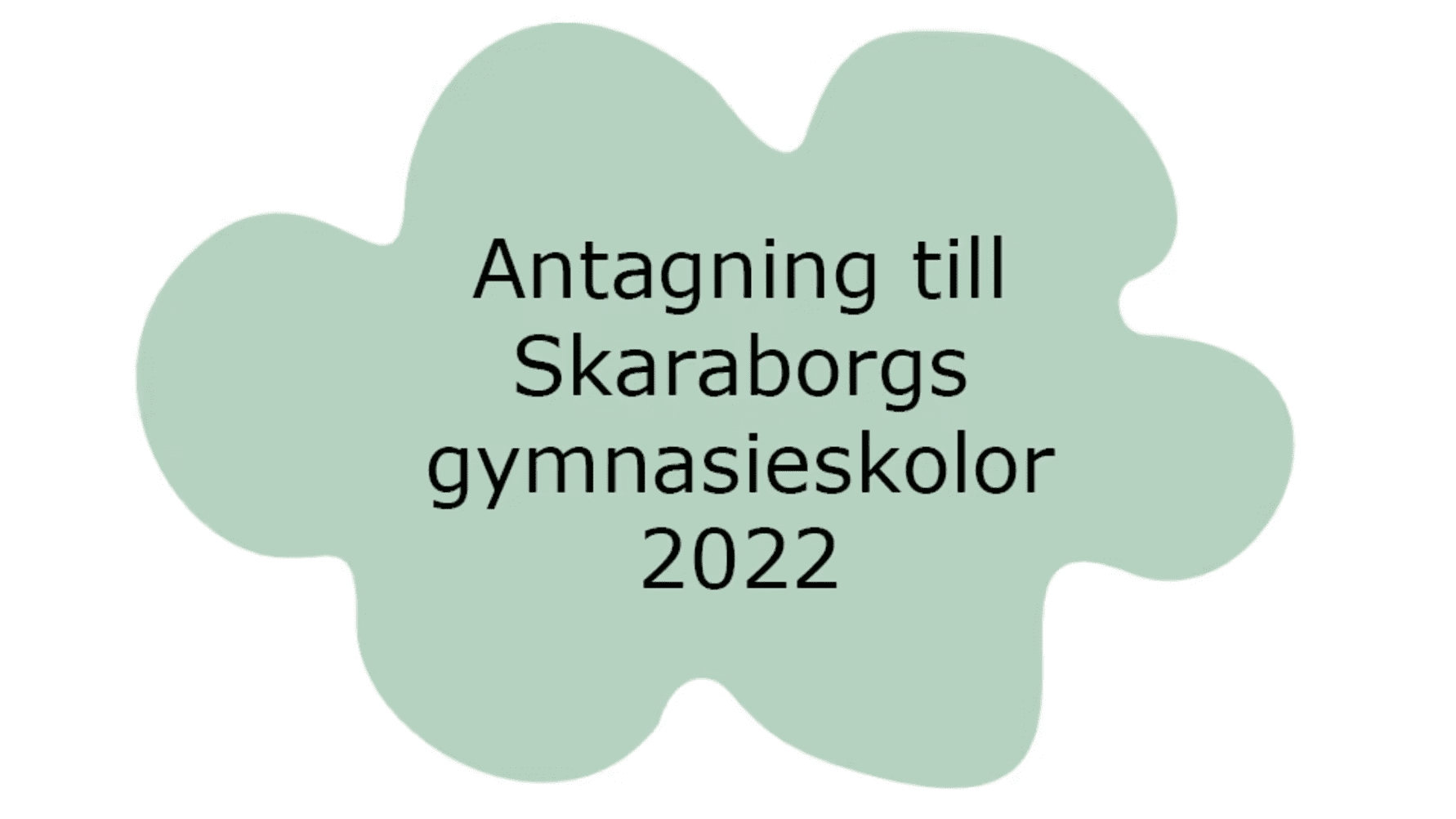 Antagning till Skaraborgs gymnasieskolor 2022