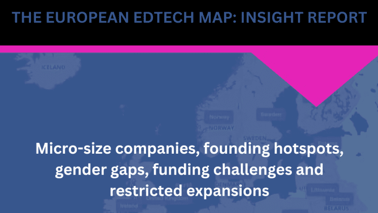 Ny rapport om europeisk edtech: Små företag på lokala marknader