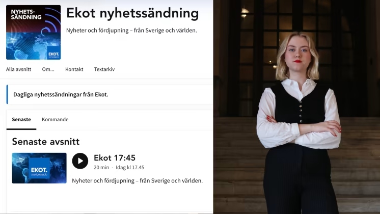 Maja Sjögren i Ekot 17:45: ”Läget är kritiskt för Sveriges elever”