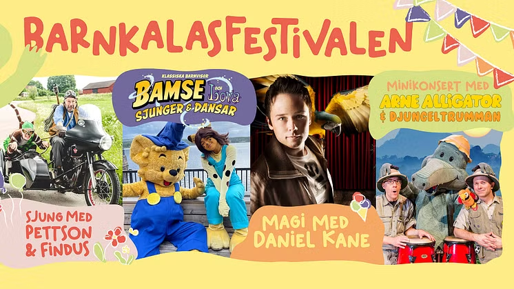 Sveriges största barnkalasfestival är nu tillbaka!