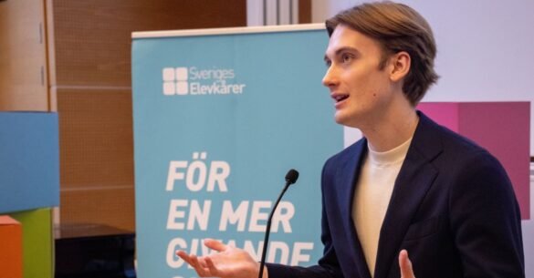 Jonatan Lamy är ny ordförande för Sveriges Elevkårer