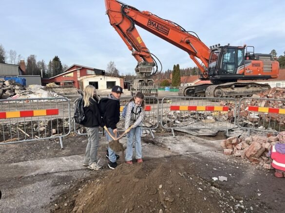 Byggstart för ny skola, förskola och idrottshall i Vallargärdet