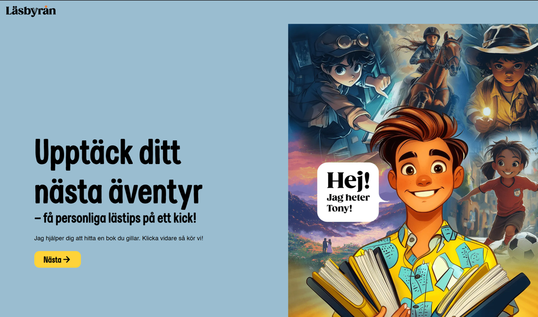 Ny digital tjänst ska väcka barns läslust i sommar