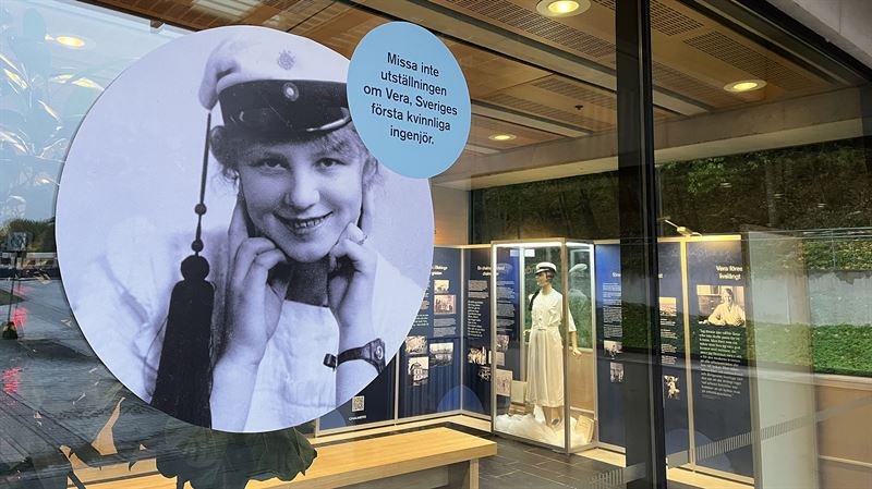 En kvinnlig pionjär i entrén – möt Vera Sandberg på Chalmers